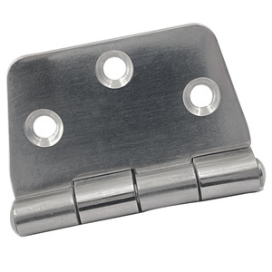 Charnière en acier inoxydable Isure 74x60x2mm à 6 trous, quincaillerie marine pour réparation de bateaux et de camping-cars - Product Image 5