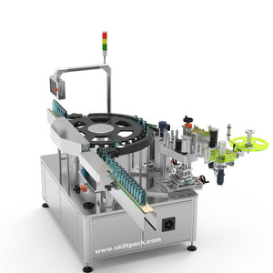 Machine d'étiquetage rotative automatique à grande vitesse pour flacons et bouteilles rondes SKILT Electric Motor PLC - Product Image 4