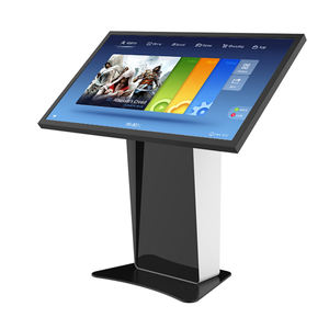 55英寸广告展示亭落地式触摸屏支架信息亭 - Product Image 1