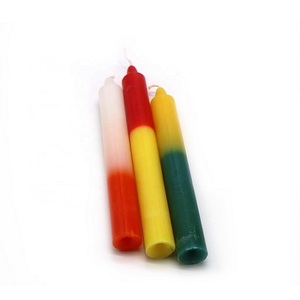 Bougie magique bicolore en cire de paraffine pour la décoration - Product Image 1