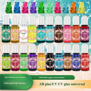 Pigmento de resina epoxi en 30 colores de 10 ml, pigmento de resina líquida altamente concentrado para la fabricación de joyería DIY. - Product Image 6