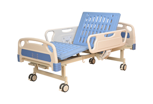 Cama de Hospital de Alta Calidad con 2 Manivelas de ABS para Cuidado de Enfermería, con Ruedas Silenciosas y Barandillas de ABS - Product Image 2