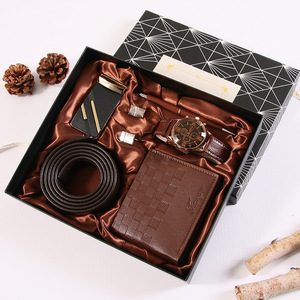 Set Regalo Hbc per Uomo in Ecopelle con Logo Personalizzato: Portafoglio, Cintura e Profumo per Affari Transfrontalieri e Festività (Capodanno, <span class=keywords><strong>Festa</strong></span> <span class=keywords><strong>del</strong></span> <span class=keywords><strong>Papà</strong></span>) - Product Image 2