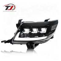 Feux avant de voiture, projecteur LED, phare pour Toyota Hilux Vigo 2012-2014 avec clignotant séquentiel LED