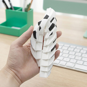 3D Printed Soccer Ball Toy <b>PLA</b> Material Durable Stress Relief Ornament Gift - Product Image 2
