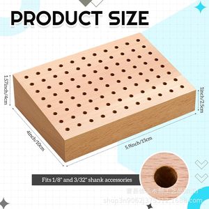 <b>Wooden</b> <b>Drill</b> <b>Bit</b> Storage Rack 1209 Small Organizer For Jewelry Making Tools - Product Image 4