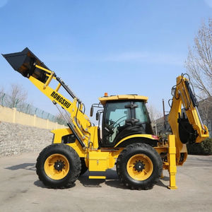 2025 <span class=keywords><strong>Rongshu</strong></span> nouvelle chargeuse-pelleteuse 4WD chargeuse-pelleteuse pelleteuse luxueuse 4CX pelleteuse avec cabine EPA/Euro5 - Product Image 3