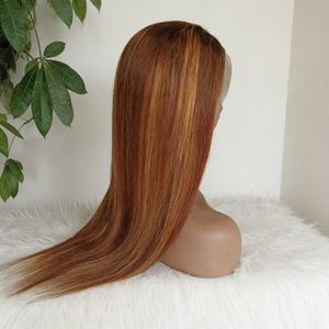 Pelucas de Cabello Humano Baratas de 40 Pulgadas con Parte en U, Sin Pegamento, Pelucas Rubias 613 de Encaje Completo, Pelucas de Cabello Humano Mixto, Pelucas de Cabello Indio Virgen - Product Image 2