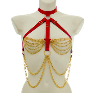 Vente en gros Sexy Girl Black Bdsm Toys <span class=keywords><strong>Lingerie</strong></span> pour femme Body Sparkle Body Chain <span class=keywords><strong>Lingerie</strong></span> Sexy - Product Image 2