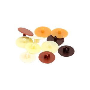 Conector 3 en 1 para Muebles, Cubierta Decorativa, Tapa de Tornillo Phillips para Rueda Excéntrica de 20 mm, Diseño Minimalista de Plástico - Product Image 2