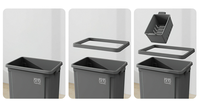 Chine meilleur prix différents types de poubelles de poubelle commerciale pour le service de collecte des ordures