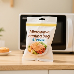 Bolsa de Plástico para Envasado de Alimentos Congelados, con Diseño de Logotipo Personalizado, Apta para Calentar en Microondas - Product Image 6
