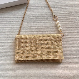 Venta al por mayor de fábrica: Bolso de paja de verano estilo renovado - duradero y versátil para la playa y salidas informales - Product Image 4