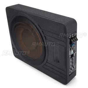 Amplificateur de subwoofer actif ultra-fin 12V 600W 10 pouces pour siège de voiture, amplificateur de subwoofer audio de voiture, prend en charge l'amplificateur de haut-parleur monocanal - Product Image 5