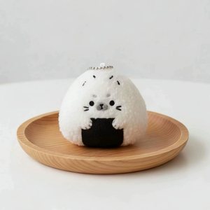 Cute White Seal Plush Keychain Soft Stuffed Animal <b>Toy</b> Accessory for Bag Unisex 3 Years Above - Product Image 4