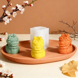 Molde de silicona con forma de dragón para hornear pasteles, molde de silicona para decoración DIY, molde con forma para ambiente festivo - Product Image 1