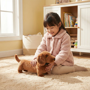 Plush <strong>Toy</strong> <strong>Dog</strong> with Realistic <strong>Sausage</strong> <strong>Dog</strong> Design Holiday Gift PP Cotton-Filled Plush Doll Direct From Manufacturer Cheap <strong>Toys</strong> - Product Image 6