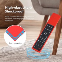 Casing Pelindung Silikon untuk Remote Control TV LG AN-MR700 dengan Desain Berongga, Tebal, Anti Debu, dan Anti Jatuh, Dilengkapi Lampu Malam