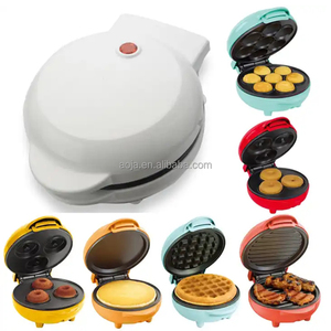 Aoja Mini Waffle Maker Hộ Gia Đình Xách Tay Dễ Dàng Sử Dụng Điện Máy Ăn Sáng Hình Trái Tim Vòng Waffle Bánh Sandwich Rắn Máy - Product Image 5