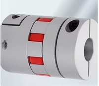Accouplement élastique à double structure personnalisable OEM, moteur servo en aluminium, encodeur à vis étoile, accouplements d'arbre