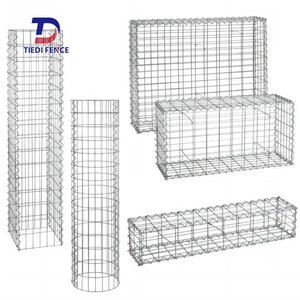 Panier <span class=keywords><strong>gabion</strong></span> soudé revêtu de Galfan pour mur de soutènement paysager, clôture décorative en treillis métallique rempli de pierres pour bordures de jardin - Product Image 2