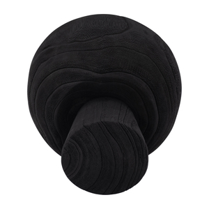 Ciotola decorativa in legno con piedistallo per decorazioni da tavolino, ciotola scultorea da cucina per chiavi o caramelle, elemento decorativo. - Product Image 5