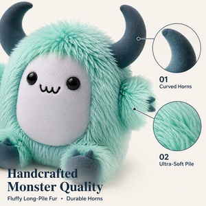 Hochwertiges Bessie Monster Plüschtier OEM Superweicher Stoff PP Baumwolle Gefülltes Stickerei-Spielzeug Kinder-Komfortspielzeug für Geschenkeläden - Product Image 3