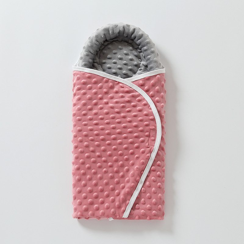 Gris rose pêche (couverture de duvet de haricot)