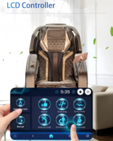 Fauteuil de massage 4D inclinable avec chaleur et massage, fauteuil de salon électrique à points fixes, zéro gravité, mobilier de salon