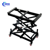 KUNSHENGLONG Petite plateforme élévatrice électrique fixe à ciseaux 900*470mm en acier au carbone haute résistance, hauteur max. 1500mm