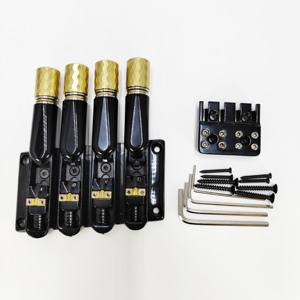 Kit <span class=keywords><strong>de</strong></span> pont <span class=keywords><strong>de</strong></span> guitare basse <span class=keywords><strong>haut</strong></span> <span class=keywords><strong>de</strong></span> <span class=keywords><strong>gamme</strong></span> à 4 cordes avec plaque <span class=keywords><strong>de</strong></span> tension et sellettes supérieure et inférieure, accessoires pour guitare basse - Product Image 2