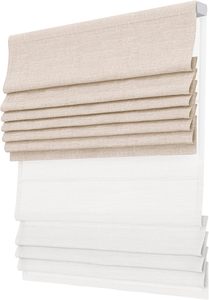 <span class=keywords><strong>Store</strong></span> plissé vertical 60 cm x cm, design romain, pour fenêtre à battant, filtre la lumière, couleur écru - Product Image 3