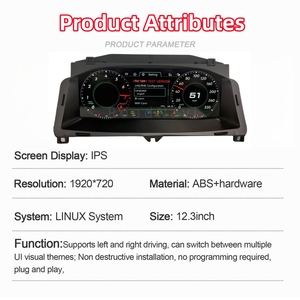 Compteur de vitesse numérique LCD RoadNavi pour VW <span class=keywords><strong>Multivan</strong></span> <span class=keywords><strong>T6</strong></span>, instrument de tableau de bord pour mise à niveau automobile - Product Image 6
