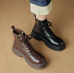 <strong>Women's</strong> Classic High <strong>Heel</strong> Walking <strong>s</strong> Casual <strong>Low</strong> Cut Sports Hiking <strong>Ankle</strong> <strong>Boots</strong> - Product Image 5