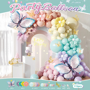 Bán buôn tùy chỉnh bướm lá Latex Balloon Set Arch Kit cho đám cưới củ<span class=keywords><strong>a</strong></span> mẹ ngày tốt nghiệp & Halloween Đảng trang trí - Product Image 3