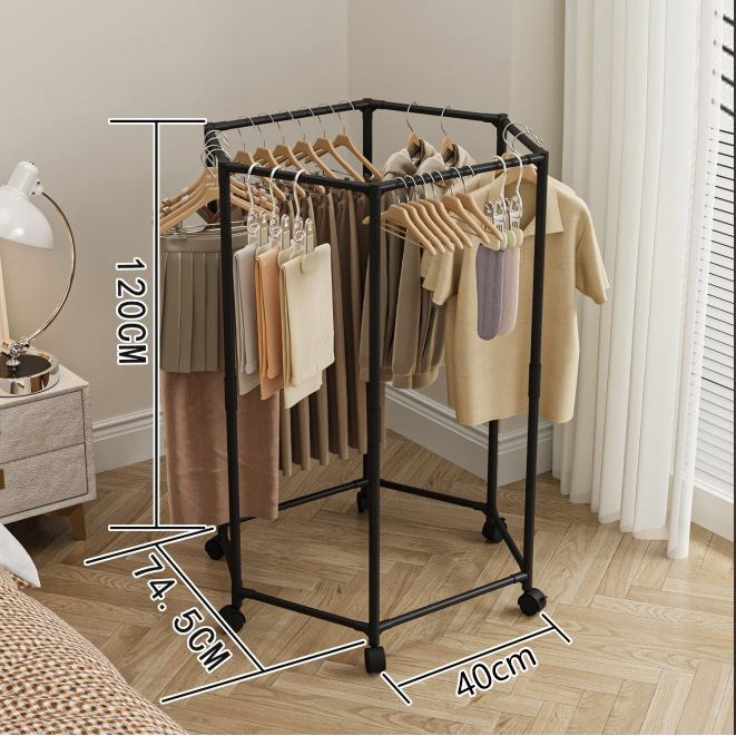 [Single Layer 120CM] Black - Side Length 40cm
