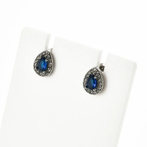 1 par de pendientes de acero inoxidable con forma de gota de agua para mujeres y niñas, pendientes ovalados de imitación de diamante plateados y dorados, regalos de joyería - Product Image 6