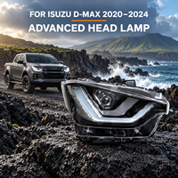 Ensemble de phares avant avec LED pour ISUZU DMAX 2020-24, phare projecteur avancé, pièces de rechange d'usine NAFU