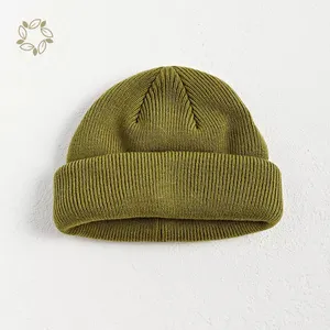 Эко-дружественных теплая шапка Органический Хлопок шапочки шляпы оптом устойчивого вафельный вязать шапочки