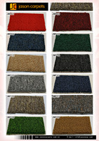 Moquette d'extérieur à boucles fabriquée à la machine, moquette unie pour bureau, rouleaux de moquette commerciale, moquette durable en polypropylène pour événements