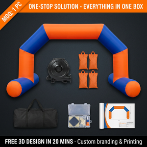 Arco Inflable Profesional CATC para Eventos de Triatlón y Ciclismo, Proveedor Confiable en Más de 60 Países, Servicio de Diseño 3D Gratuito - Product Image 2