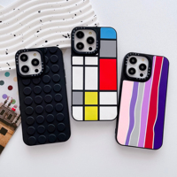 Coques de téléphone en silicone 3D tendance, accessoires de marque, design personnalisé de luxe pour iPhone 11 12 13 14 15 16 17 Pro Max 17 Air Cover