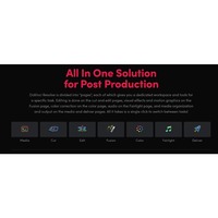 Yuexinxiang Mac/Win DaVinci Resolve Studio 18 Software Profesional de Edición, Efectos de Color y Postproducción de Audio - En Stock
