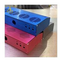 Boîtier industriel électronique de coque d'équipement en aluminium 6063 T6 personnalisé