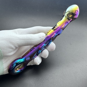 Dildo in Vetro, Prodotto Erotico per Adulti, Giocattolo Sessuale Trasparente per Allenamento Anale, Massaggiatore Punto G in Cristallo, Plug Anale per Donne <span class=keywords><strong>e</strong></span> Uomini - Product Image 5