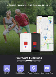 การแจ้งเตือนทางการแพทย์สีดำ GPS ติดตามอุปกรณ์สอดแนมการฟังเสียงปุ่มการข่มขู่ตื่นตระหนกสำหรับเด็กนักเรียน/พิเศษความต้องการส่วนบุคคล - Product Image 3