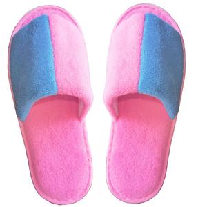 Chaussons épais en velours corail à fond antidérapant en EVA régénéré Chaussons d'hôtel personnalisésChaussons jetables personnalisés pour hôtels - Product Image 6