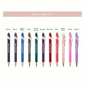 Bolígrafo de Metal Personalizado de Lujo con Tacto Suave en Oro Rosa, Logotipo Personalizado, Grabado, Impresión, Regalo para Profesores - Product Image 2