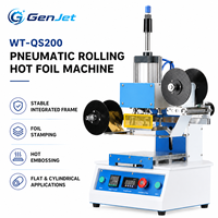 Machine de marquage à chaud pneumatique industrielle de haute qualité avec alimentation automatique en feuille pour l'estampage de logos sur bouteilles et tubes