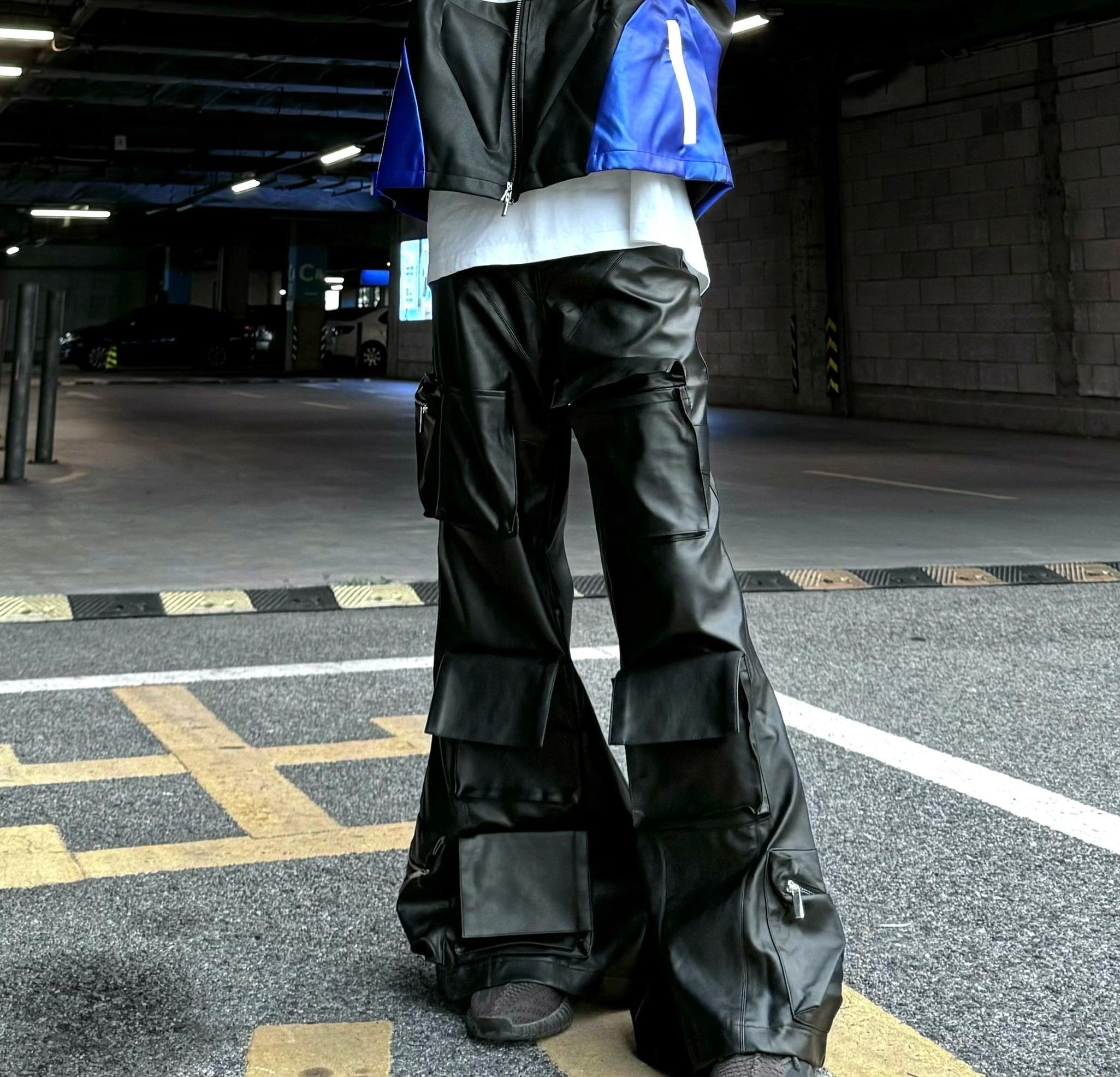 wax coat jeans